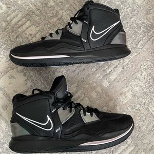 Nike KYRIE INFINITY 8 Size 12 Black Metallic New In Box Mens Basketball